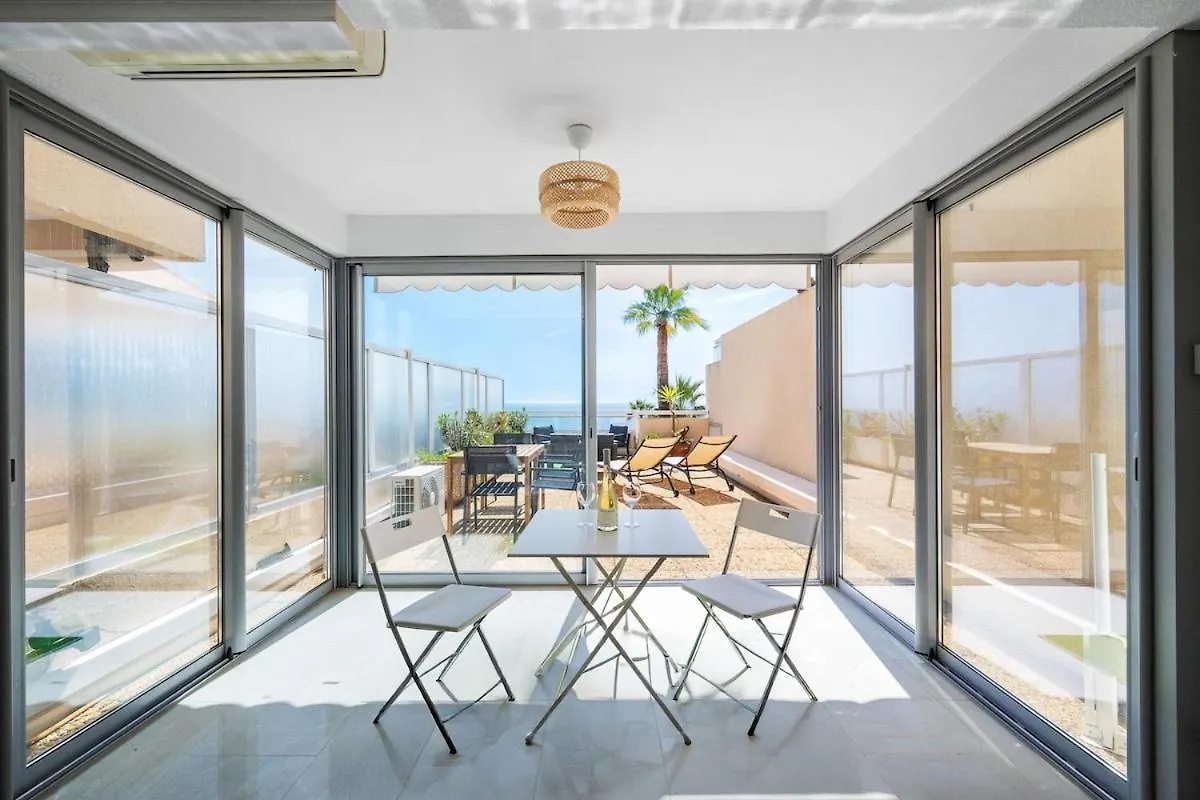L'Horizon - Vue Mer - Terrasse - Parking Prive - Calme Ментона Апартаменты